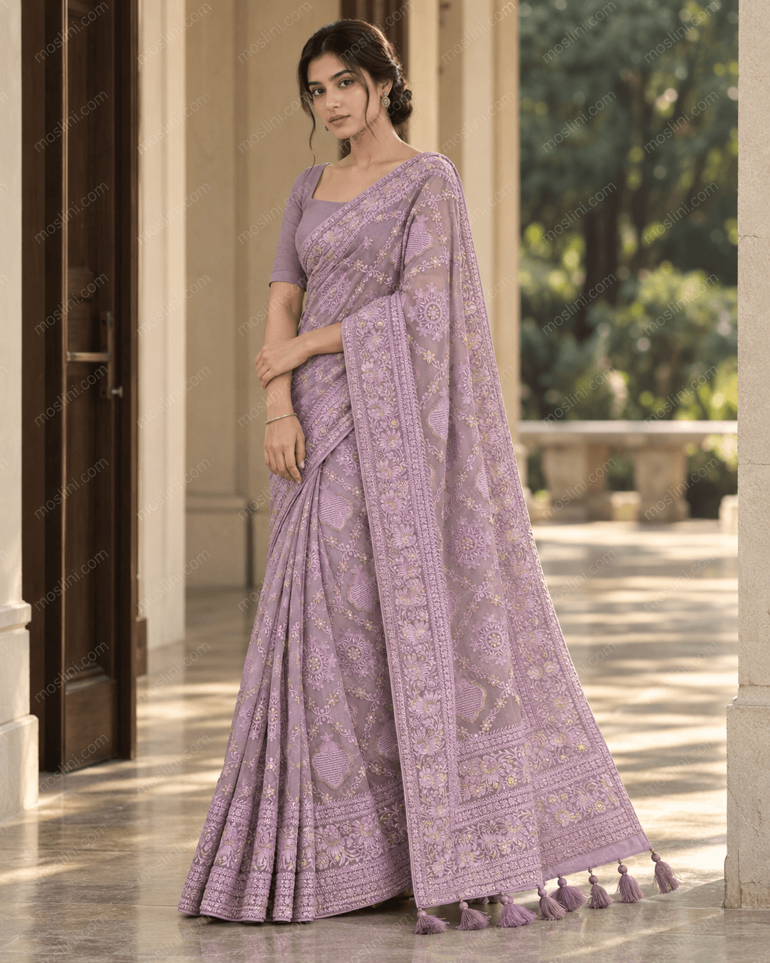 Moslin – Lavender Filigree